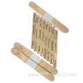 Disposable birch wooden popsicle sticks with custom logo